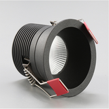 Circular Anti Glare Dimmable LED Downlights 5W 10W Ceiling Spot Lights Warm Cold White Background Lamps Indoor Light