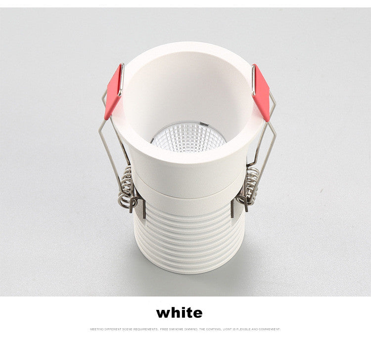 Circular Anti Glare Dimmable LED Downlights 5W 10W Ceiling Spot Lights Warm Cold White Background Lamps Indoor Light