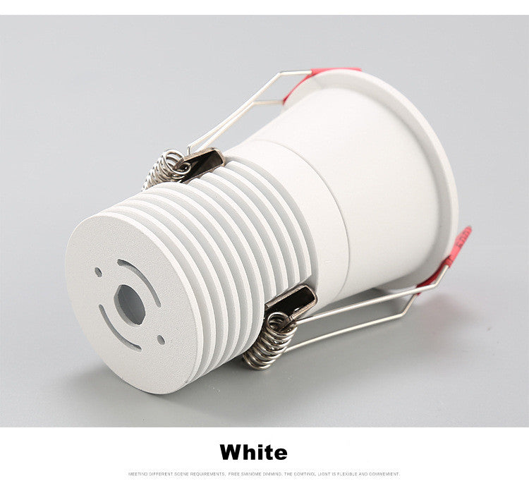 Circular Anti Glare Dimmable LED Downlights 5W 10W Ceiling Spot Lights Warm Cold White Background Lamps Indoor Light