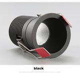 Circular Anti Glare Dimmable LED Downlights 5W 10W Ceiling Spot Lights Warm Cold White Background Lamps Indoor Light