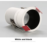 Circular Anti Glare Dimmable LED Downlights 5W 10W Ceiling Spot Lights Warm Cold White Background Lamps Indoor Light