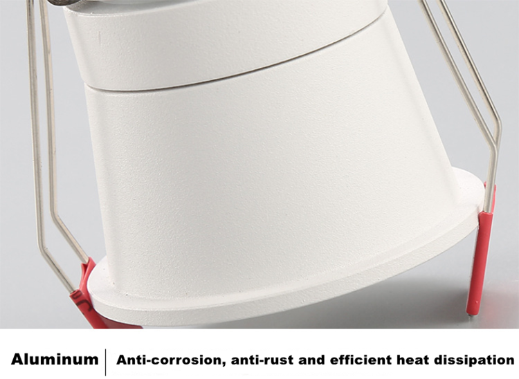 Circular Anti Glare Dimmable LED Downlights 5W 10W Ceiling Spot Lights Warm Cold White Background Lamps Indoor Light