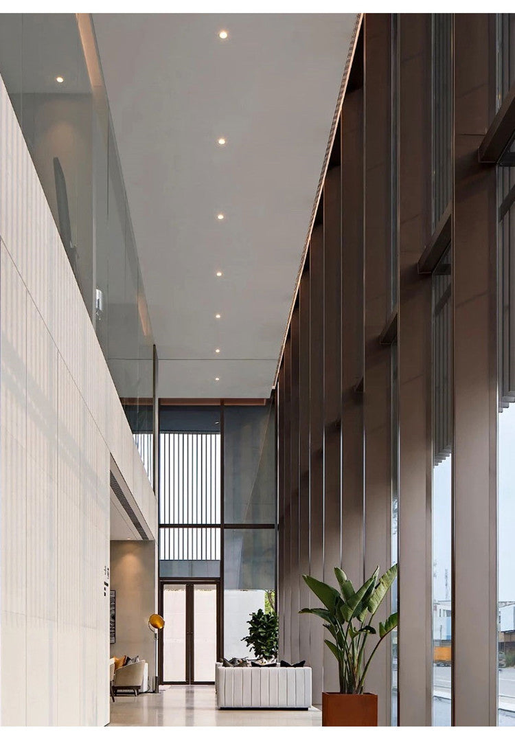 Circular Anti Glare Dimmable LED Downlights 5W 10W Ceiling Spot Lights Warm Cold White Background Lamps Indoor Light