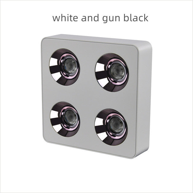 Ultra-thin four-headed square surface mounted spotlight 36W 48W 60W downlight anti-glare bedroom living room corridor dimmable l