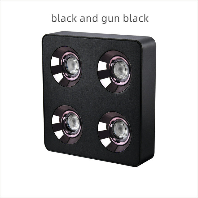 Ultra-thin four-headed square surface mounted spotlight 36W 48W 60W downlight anti-glare bedroom living room corridor dimmable l