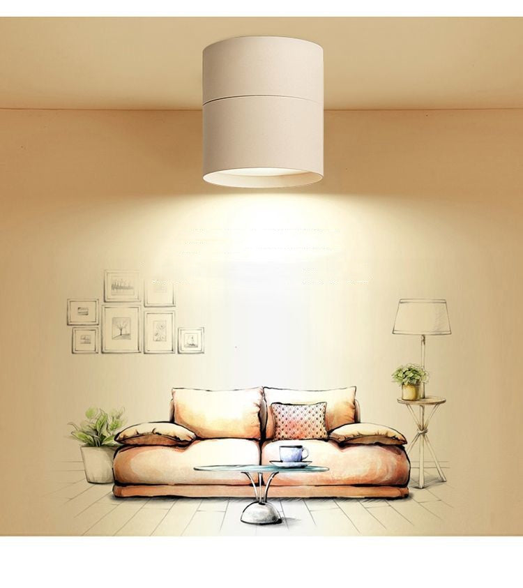 LED Downlight 20W 15W 10W Style Anti-glare Dimmable Surface Mounted Rotating Epistar Spot Light Ceiling Lamp