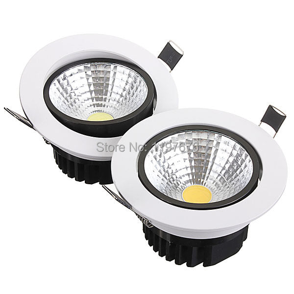 New dimmable Recessed led downlight cob 6W 9W 12W 15W LED Spot light led ceiling lamp AC85-265V