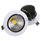 New dimmable Recessed led downlight cob 6W 9W 12W 15W LED Spot light led ceiling lamp AC85-265V