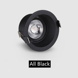 Recessed Dimmable LED Ceiling Downlight 5W 7W 10W COB Anti-glare Spotlights Indoor Ceiling Light for Living Room Aisle Corridor