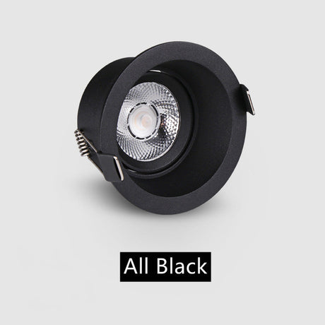 Recessed Dimmable LED Ceiling Downlight 5W 7W 10W COB Anti-glare Spotlights Indoor Ceiling Light for Living Room Aisle Corridor