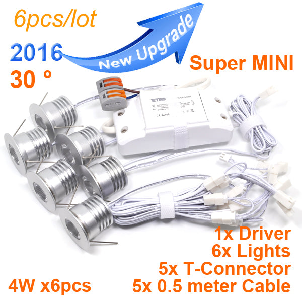 New Dimmable Recessed led downlight 4w dimming LED Spot light 30 degree led ceiling lamp AC85-265V