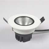 Led Recessed Downlight Led Cabinet Lighting COB 10W Adjustable Dimmable Warm Cold White AC 85-265V
