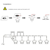 New Dimmable Recessed led downlight 4w dimming LED Spot light 30 degree led ceiling lamp AC85-265V