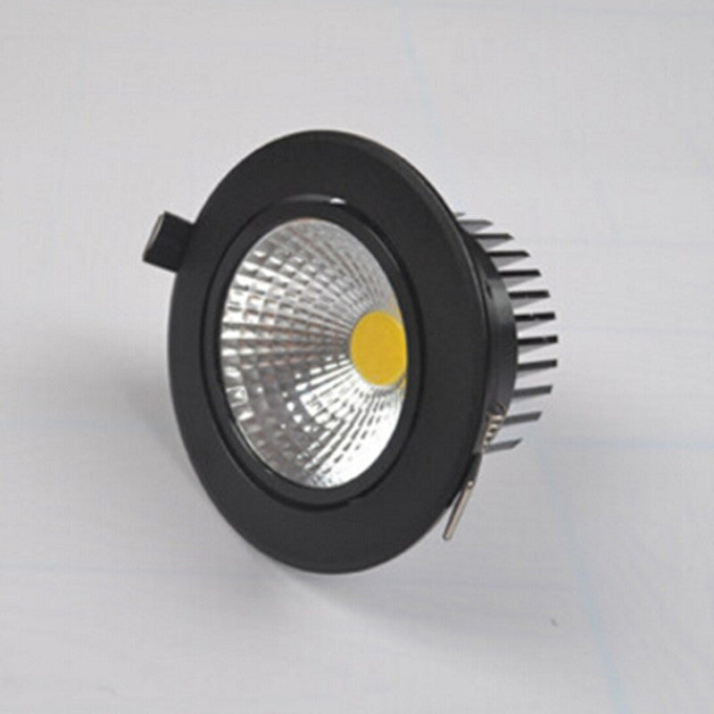 Led Recessed Downlight Led Cabinet Lighting COB 10W Adjustable Dimmable Warm Cold White AC 85-265V