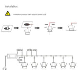 New Dimmable Recessed led downlight 4w dimming LED Spot light 30 degree led ceiling lamp AC85-265V