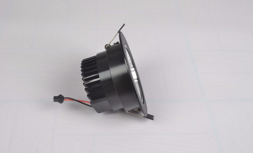 Led Recessed Downlight Led Cabinet Lighting COB 10W Adjustable Dimmable Warm Cold White AC 85-265V