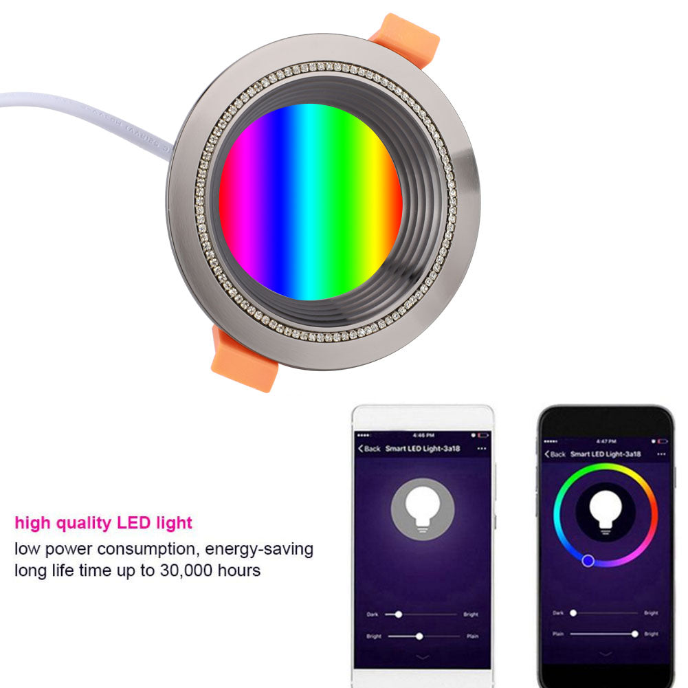 LED Downlight 10W Thick aluminum Recessed LED Spot Lighting Bedroom Kitchen led down light lamp Indoor Smart WIFI Downlight