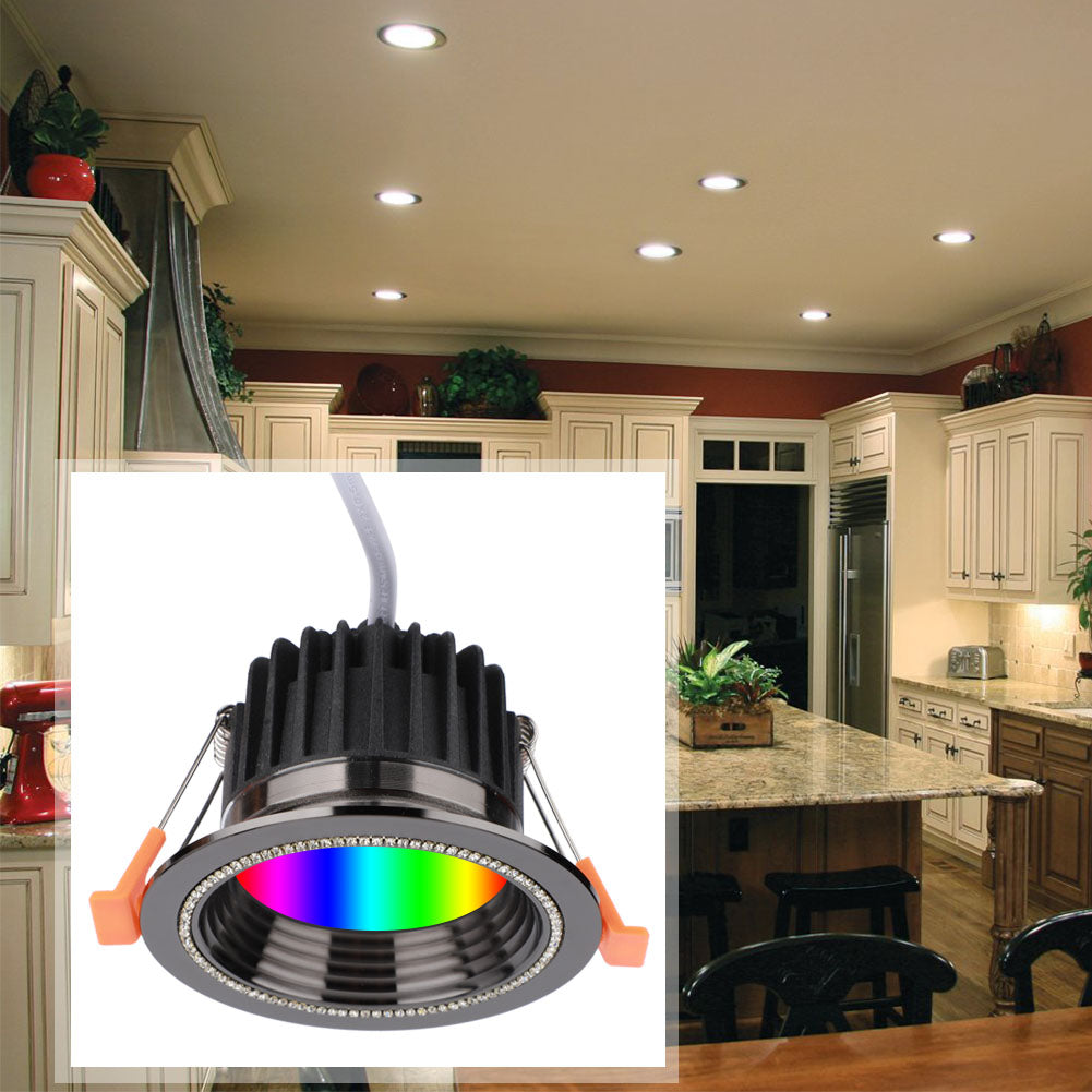 LED Downlight 10W Thick aluminum Recessed LED Spot Lighting Bedroom Kitchen led down light lamp Indoor Smart WIFI Downlight