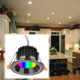 LED Downlight 10W Thick aluminum Recessed LED Spot Lighting Bedroom Kitchen led down light lamp Indoor Smart WIFI Downlight