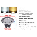 Recessed downlight spot rotatable 7X3W 85-265V LED lamp Dimmable Recessed led downlight LED Spotlight