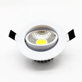 Angle Adjustable LED Dimmable Led downlight lighting COB 5w 7w 9w 12w Spot light 85-265V ceiling recessed Lights Indoor Lighting