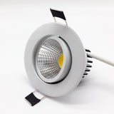 Dimmable Led downlight light COB Ceiling Spot Light 3w 5w 7w 12w AC110V/220V AV85-265V ceiling recessed Lights Indoor Light