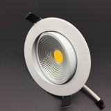 Led downlight spot led ceiling decoration white COB Ceiling Light 3w 5w 7w 12w AC85-265V ceiling recessed Lights Indoor Lighting