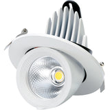 LED Downlight 360 Degree Rotation 3000K/4000K/6000K Recessed COB LED Ceiling Panel light 10W 15W 25W AC85-265V