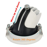 LED Downlight 360 Degree Rotation 3000K/4000K/6000K Recessed COB LED Ceiling Panel light 10W 15W 25W AC85-265V