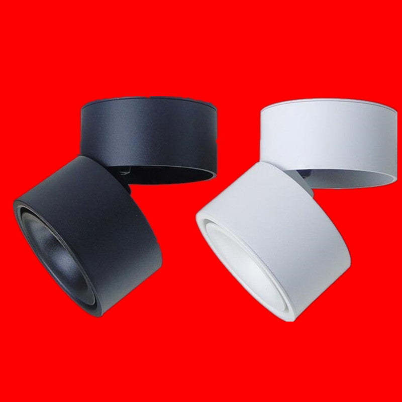 YRANK Mounted 15W 20W COB LED Dimmable Adjustable Recessed Ceiling Lamps Indoor Spot Downlights Black/White Body