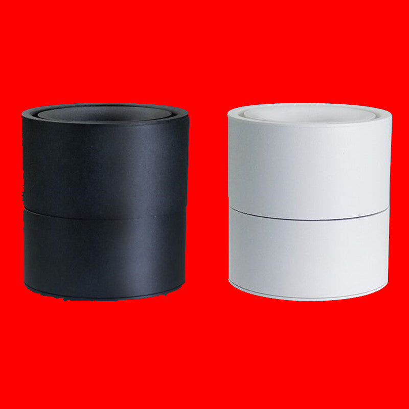 YRANK Mounted 15W 20W COB LED Dimmable Adjustable Recessed Ceiling Lamps Indoor Spot Downlights Black/White Body