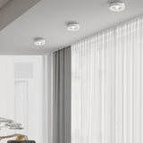 Black White Foldable Surface Mounted LED Downlight Recessed Ceiling Light COB SpotLight