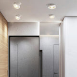 Black White Foldable Surface Mounted LED Downlight Recessed Ceiling Light COB SpotLight