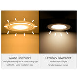 LED Downlight 5W LED Lamp 220V Spotlight Recessed Round Panel Light 3 Colors Changeable Indoor Lighting Down light