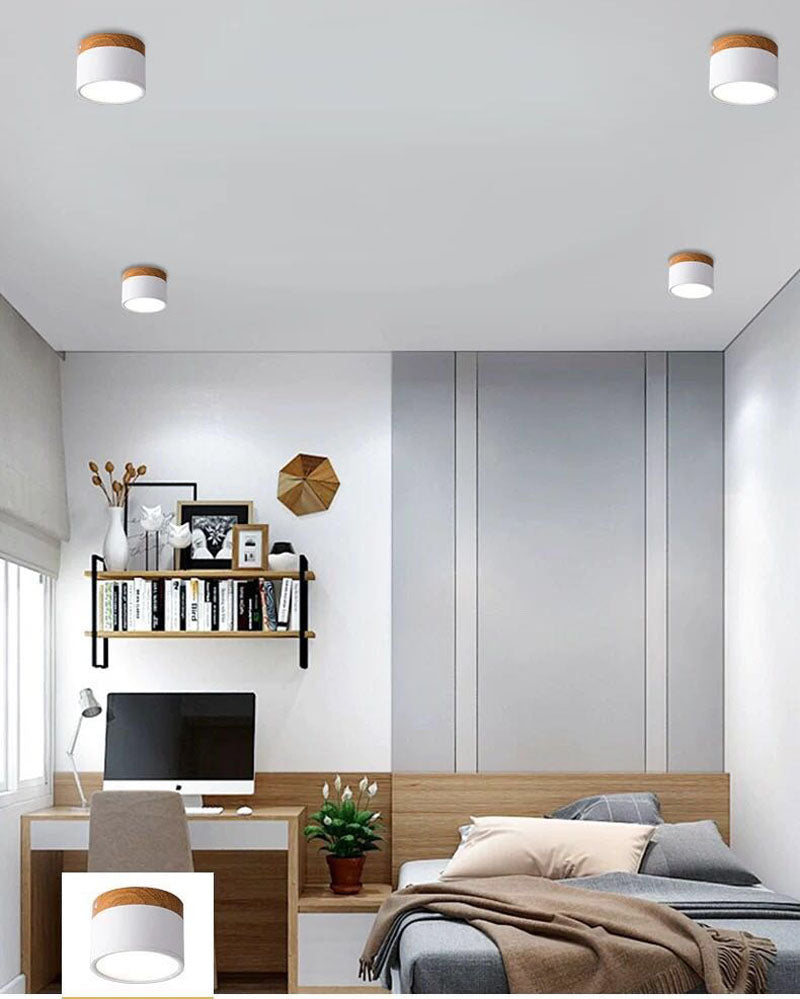 LED Downlight Dimmable 5W 7W 9W 12W 15W Led Surface Mounted Ceiling Downlight Nordic Spot light for indoor Foyer Living Room