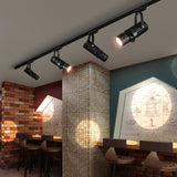 Adjustable Focus COB Led Downlight Surface Mounted 15W 20W LED Ceiling Spotlight For Background Bar Restaurant Museum Decor