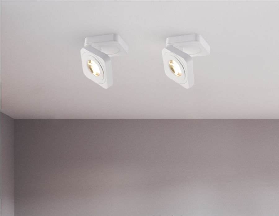 Led Ceiling Lamps Spot Light 360 Degree Rotation Downlights Surface Mounted AC85-265V 7W 10W 12W 15W Folding COB LED Downlights