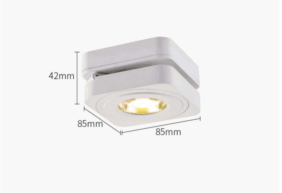 Led Ceiling Lamps Spot Light 360 Degree Rotation Downlights Surface Mounted AC85-265V 7W 10W 12W 15W Folding COB LED Downlights