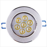 Recessed downlight spot rotary 7X3W 85-265V LED lamp Spotlight For Background Bar Restaurant home Decor