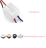 LED Downlight ultra small 3W 85~265V round embedded LED spotlight COB shop interior kitchen counter home lighting