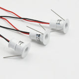 White Black RGB Dimmable IP65 1W 12V LED Downlight 15mm Ceiling Lighting Hotel Kitchen Sauna Ceiling Spot Lamp