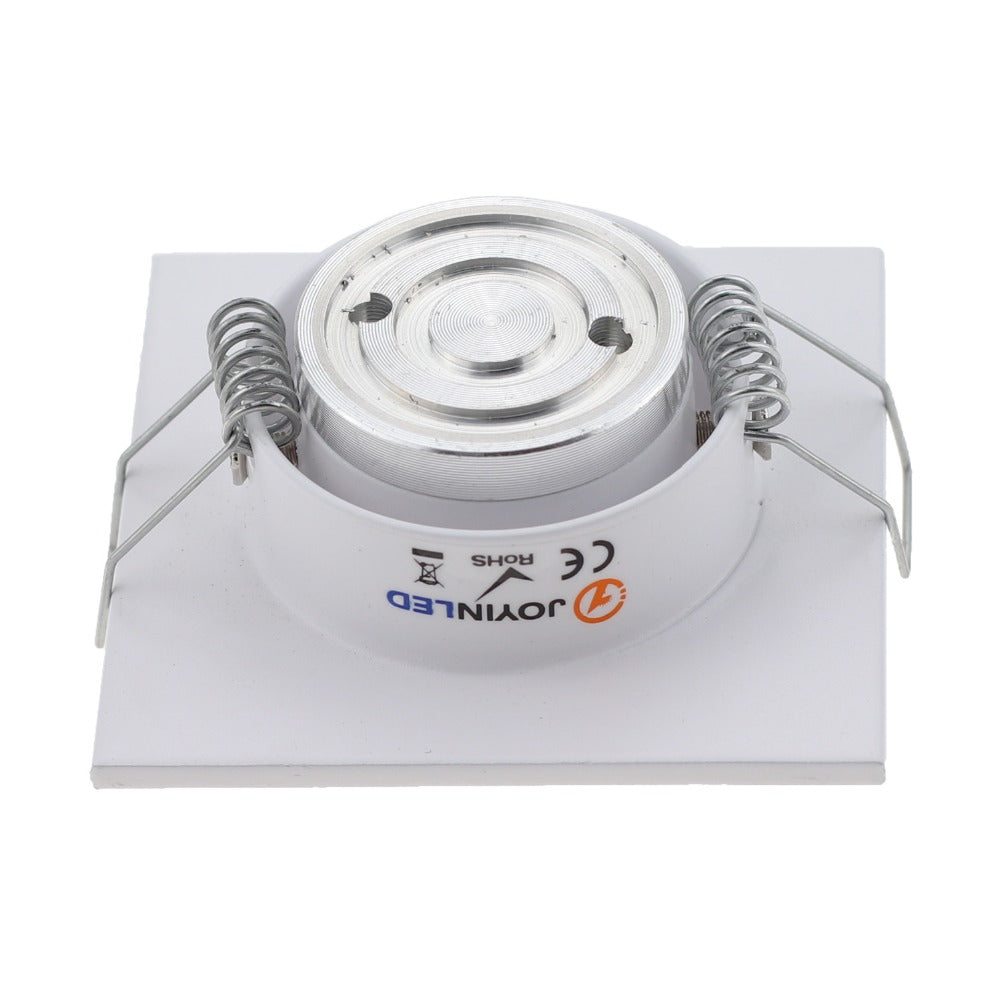 Square 3W AC90-260V DC12V LED Ceiling Downlight Epistar LED Lamp Recessed Spot light+LED Driver for Indoor Lighting