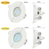 LED Downlight White Ceiling 3w AC 220V Led Downlight 2pcs Cold Warm White Led Light For Bedroom