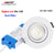 Miboxer LED Downlight 110V 220V Zigbee 3.0 Remote/APP/Voice Control Panel lamp Zigbee 3.0 6W/12W Round Ceiling Light Dual White