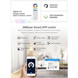Miboxer LED Downlight 110V 220V Zigbee 3.0 Remote/APP/Voice Control Panel lamp Zigbee 3.0 6W/12W Round Ceiling Light Dual White