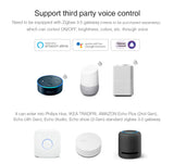 Miboxer LED Downlight 110V 220V Zigbee 3.0 Remote/APP/Voice Control Panel lamp Zigbee 3.0 6W/12W Round Ceiling Light Dual White