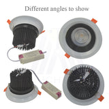 New Aluminum Dimmable Led Downlights COB AC85-265V 7w 12w 20w led ceiling downlight round ceiling spot light lamp with driver