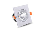 Dimmable High Quality Recessed LED Downlights 7W 9W 12W 15W 18W COB Spot Light AC85-265V Ceiling Lamp Square Panel Light