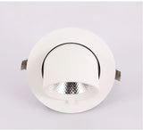 Dimmable Embedded retractable LED COB Ceiling 10W 15W 20W 30W AC85-265V adjustable 360 Degree LED Trunk Downlight Home lighting