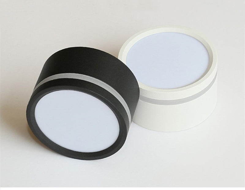 LED Downlight Dimmable Round 15W Living Dining Room Kitchen Bedroom Aisle Balcony Indoor Surface Mounted Ceiling Lamps 110V 220V